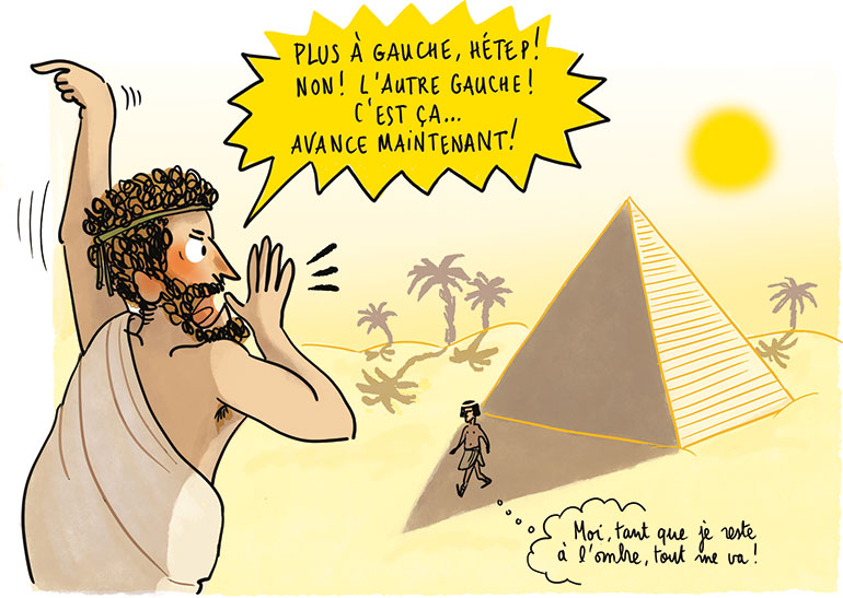 Thalès. “Eureka ! Ces savants géniaux venus de Grèce”, article publié dans le magazine Okapi n° 1250, 15 septembre 2026. Illustrations : Zelda Zonk.