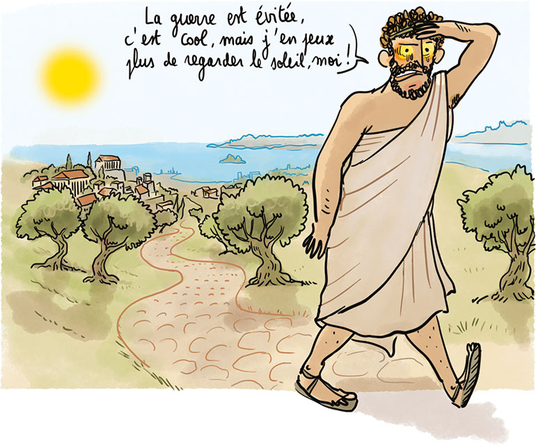 Thalès. “Eureka ! Ces savants géniaux venus de Grèce”, article publié dans le magazine Okapi n° 1250, 15 septembre 2026. Illustrations : Zelda Zonk.
